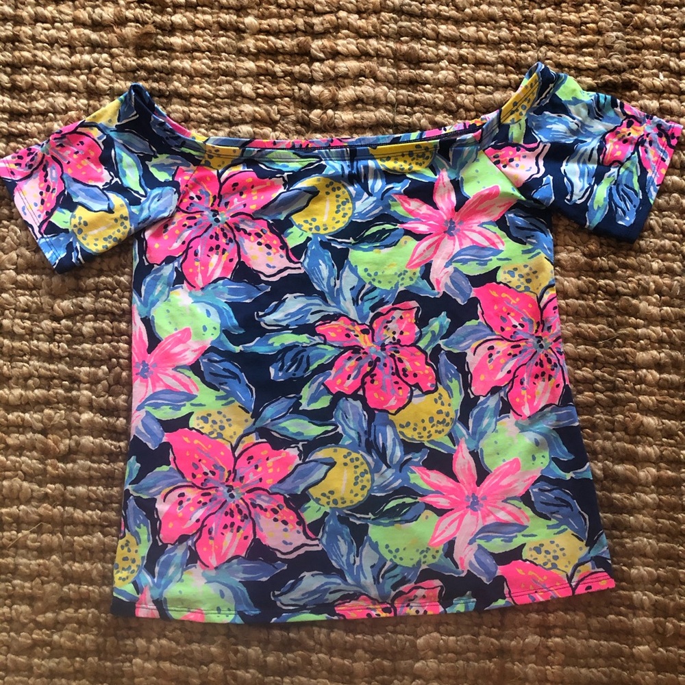 Lilly Pulitzer off the shoulder top-NWOT